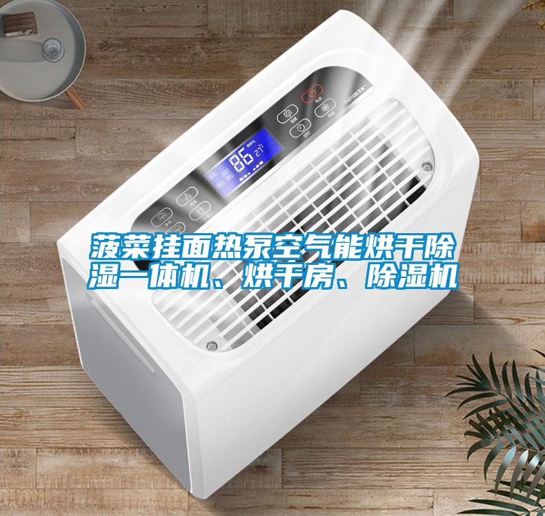 菠菜掛面熱泵空氣能烘干除濕一體機、烘干房、除濕機