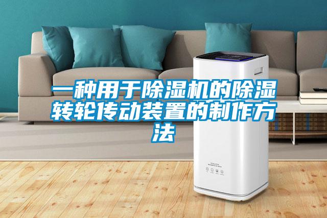 一種用于除濕機的除濕轉輪傳動(dòng)裝置的制作方法