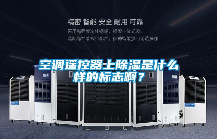 空調遙控器上除濕是什么樣的標志??？