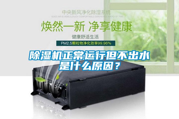 除濕機正常運行但不出水是什么原因？