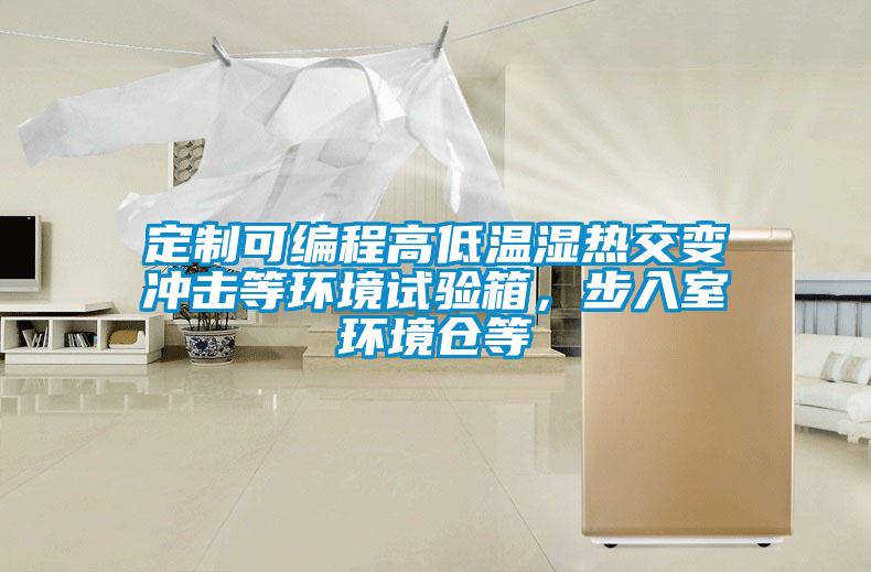 定制可編程高低溫濕熱交變沖擊等環(huán)境試驗箱，步入室環(huán)境倉等