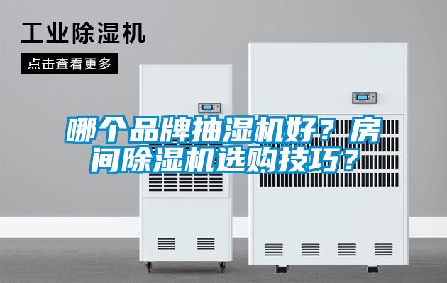 哪個(gè)品牌抽濕機好？房間除濕機選購技巧？