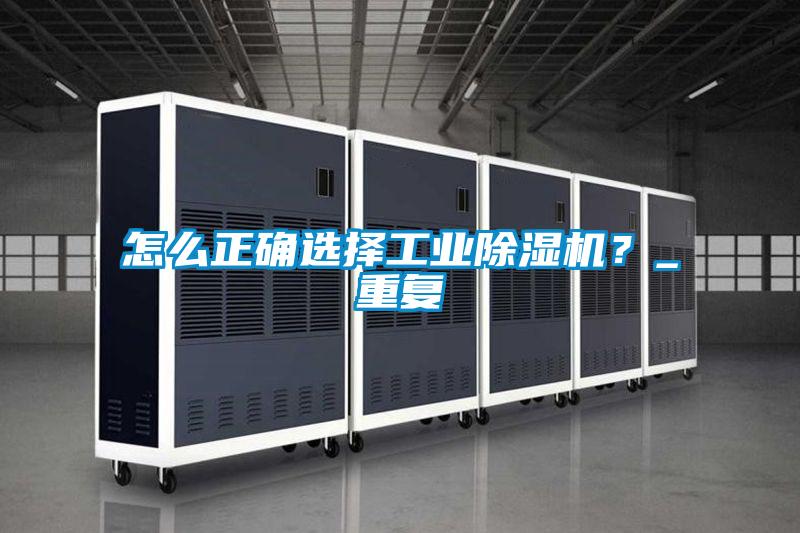 怎么正確選擇工業(yè)除濕機？_重復