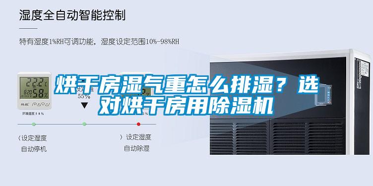 烘干房濕氣重怎么排濕？選對烘干房用除濕機