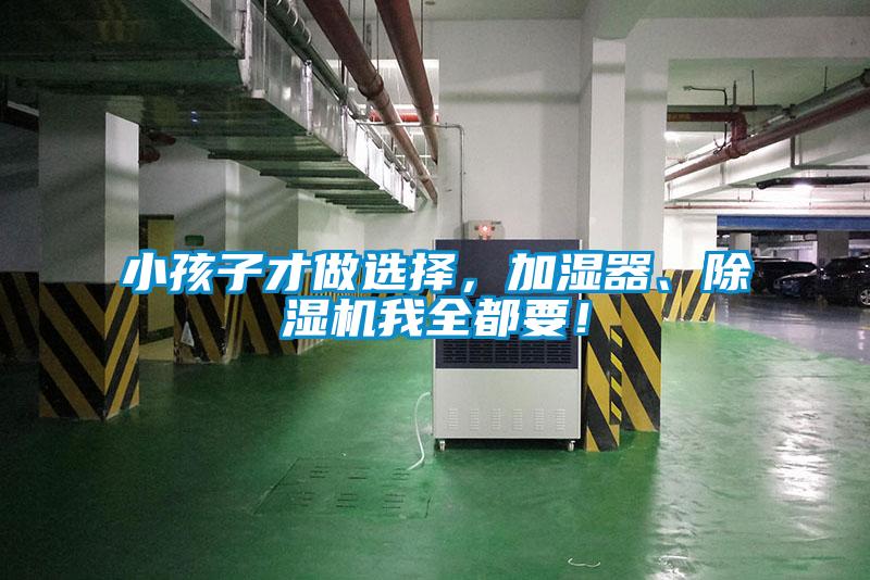 小孩子才做選擇，加濕器、除濕機我全都要！