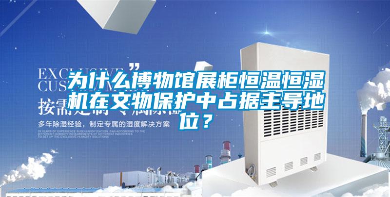 為什么博物館展柜恒溫恒濕機在文物保護中占據主導地位？