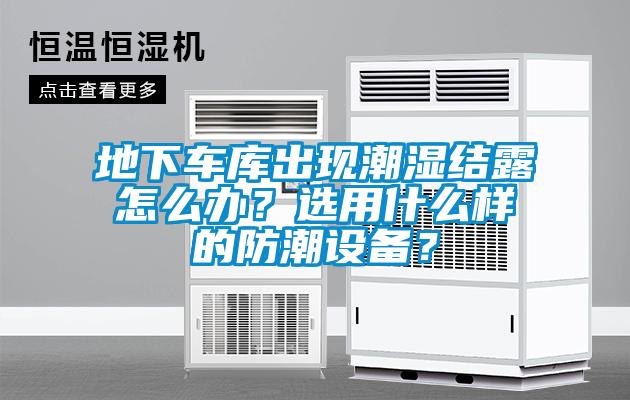 地下車(chē)庫出現潮濕結露怎么辦？選用什么樣的防潮設備？