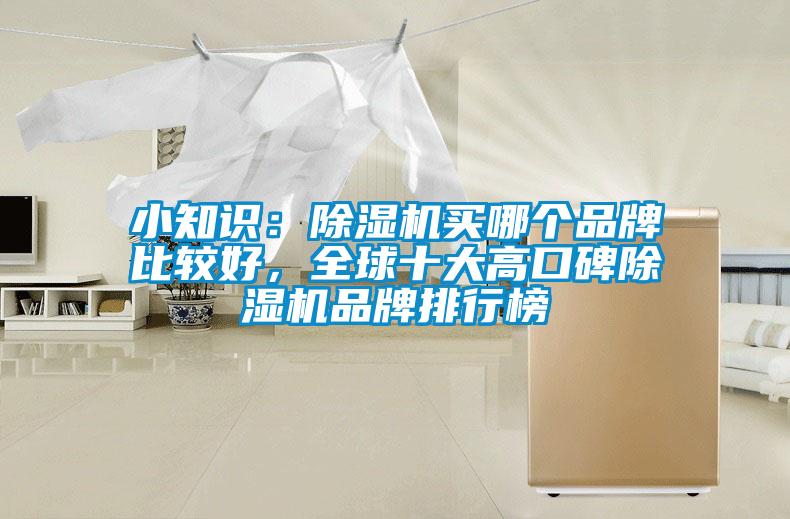 小知識：除濕機買(mǎi)哪個(gè)品牌比較好，全球十大高口碑除濕機品牌排行榜