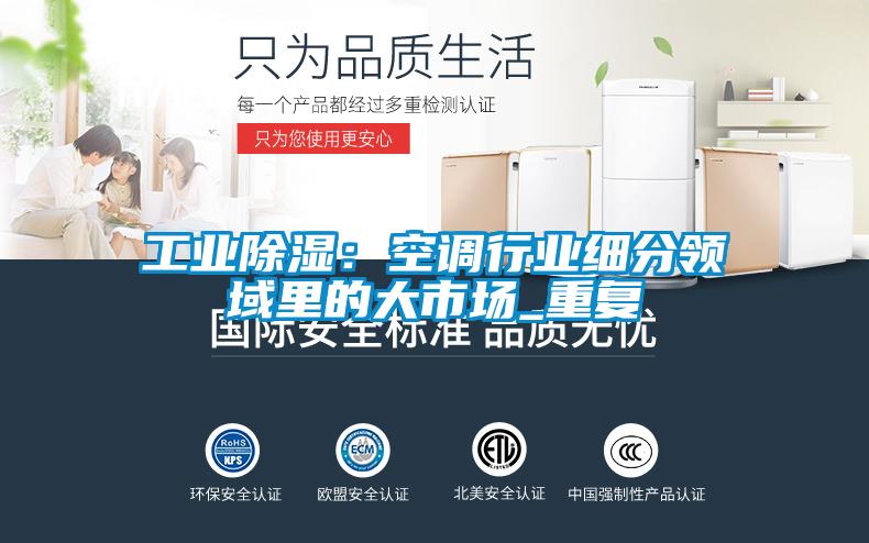 工業(yè)除濕：空調行業(yè)細分領(lǐng)域里的大市場(chǎng)_重復