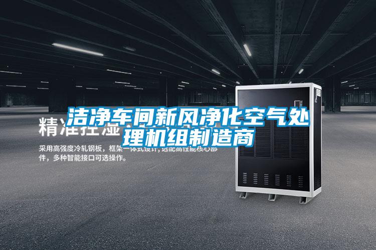 潔凈車(chē)間新風(fēng)凈化空氣處理機組制造商
