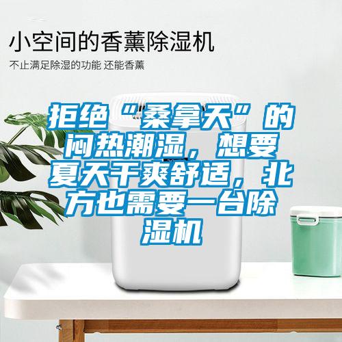 拒絕“桑拿天”的悶熱潮濕，想要夏天干爽舒適，北方也需要一臺除濕機