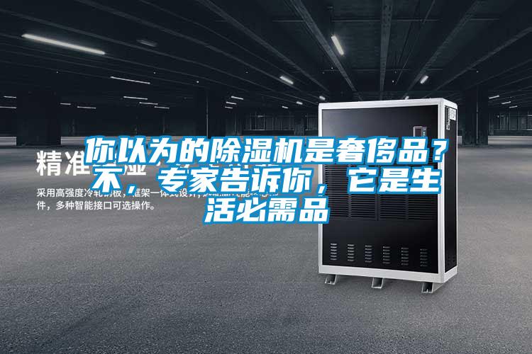 你以為的除濕機是奢侈品？不，專(zhuān)家告訴你，它是生活必需品