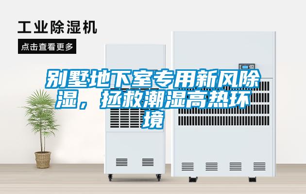 別墅地下室專(zhuān)用新風(fēng)除濕，拯救潮濕高熱環(huán)境