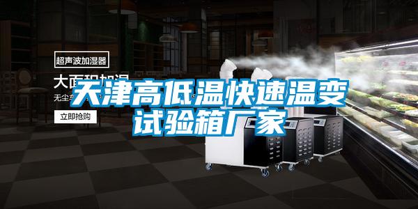 天津高低溫快速溫變試驗箱廠(chǎng)家
