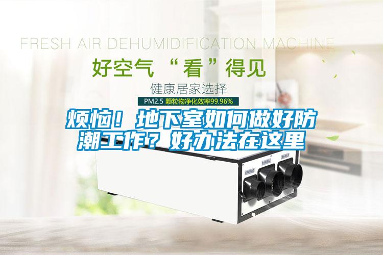 煩惱！地下室如何做好防潮工作？好辦法在這里