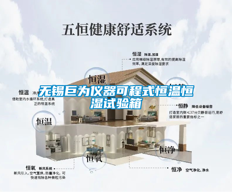 無(wú)錫巨為儀器可程式恒溫恒濕試驗箱