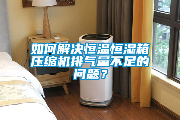 如何解決恒溫恒濕箱壓縮機排氣量不足的問(wèn)題？