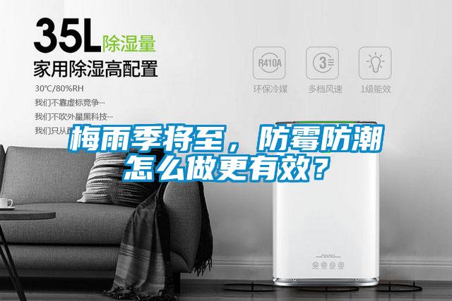 梅雨季將至，防霉防潮怎么做更有效？