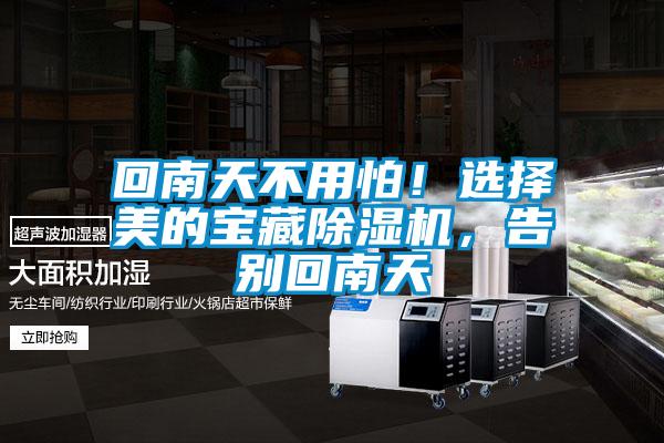 回南天不用怕！選擇美的寶藏除濕機，告別回南天