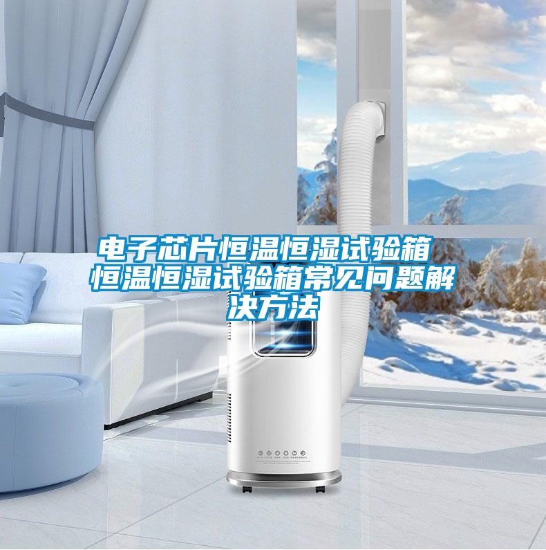 電子芯片恒溫恒濕試驗箱 恒溫恒濕試驗箱常見(jiàn)問(wèn)題解決方法