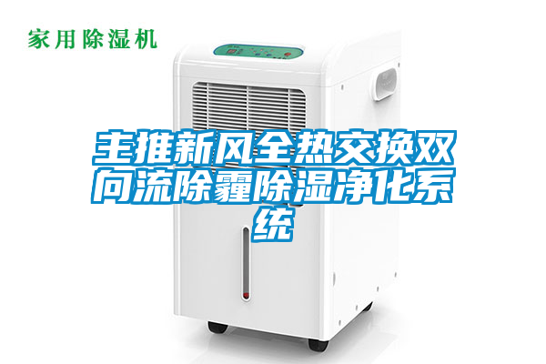 主推新風(fēng)全熱交換雙向流除霾除濕凈化系統