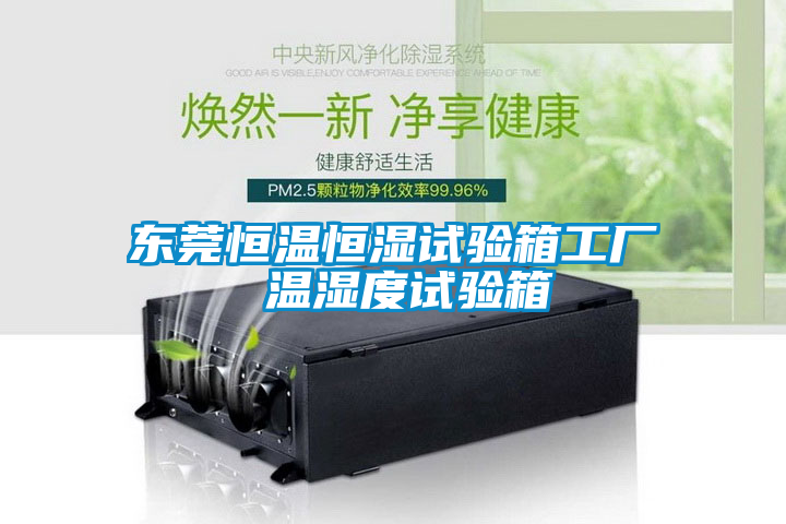 東莞恒溫恒濕試驗箱工廠(chǎng) 溫濕度試驗箱