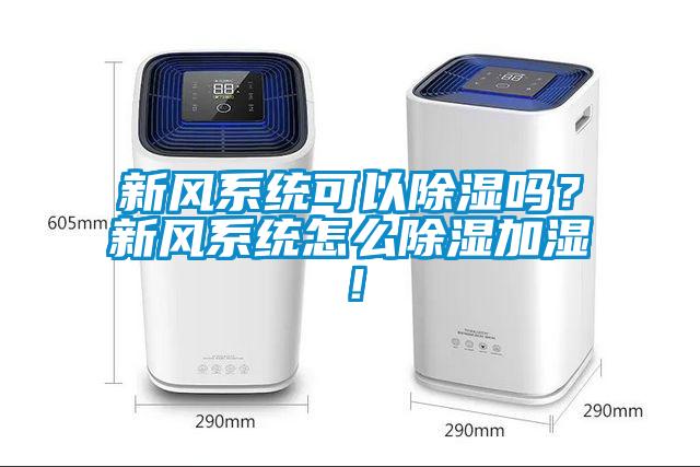 新風(fēng)系統可以除濕嗎？新風(fēng)系統怎么除濕加濕！