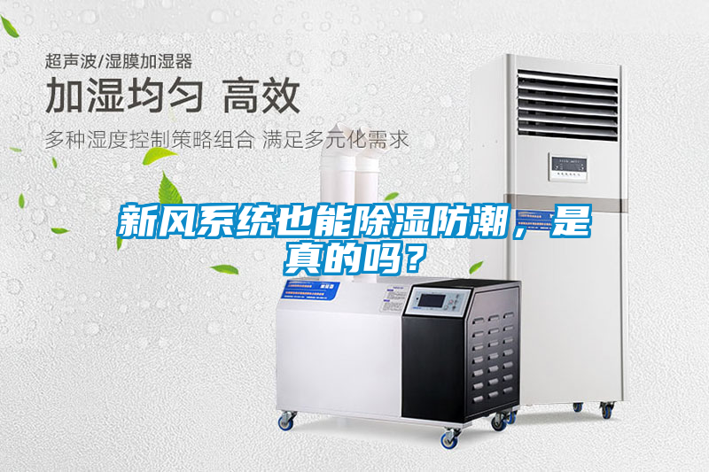 新風(fēng)系統也能除濕防潮，是真的嗎？