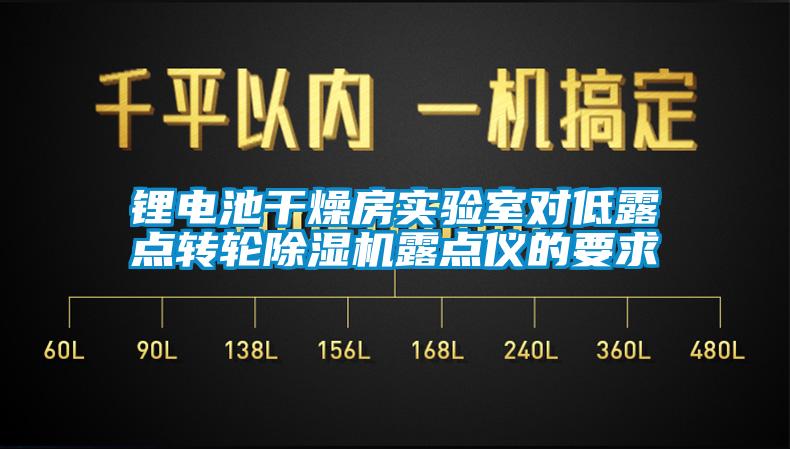 鋰電池干燥房實(shí)驗室對低露點(diǎn)轉輪除濕機露點(diǎn)儀的要求