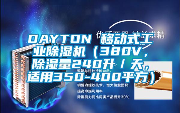 DAYTON 移動(dòng)式工業(yè)除濕機（380V，除濕量240升／天，適用350-400平方）