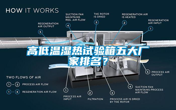 高低溫濕熱試驗箱五大廠(chǎng)家排名？