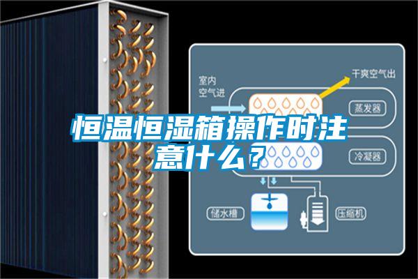 恒溫恒濕箱操作時(shí)注意什么？