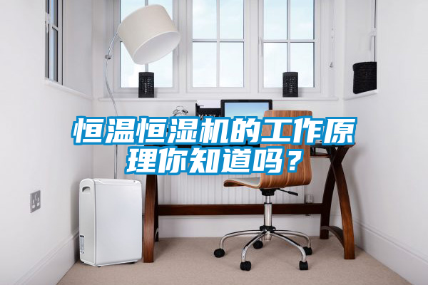 恒溫恒濕機的工作原理你知道嗎？
