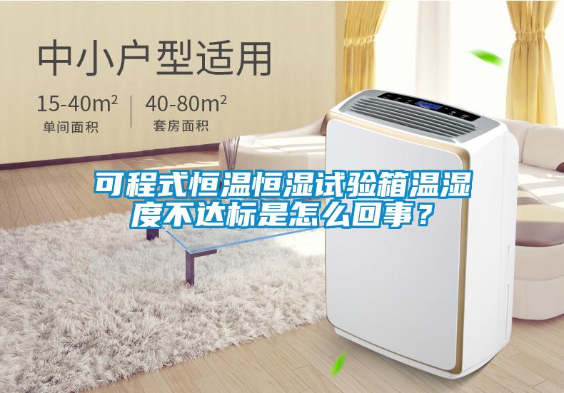 可程式恒溫恒濕試驗箱溫濕度不達標是怎么回事？