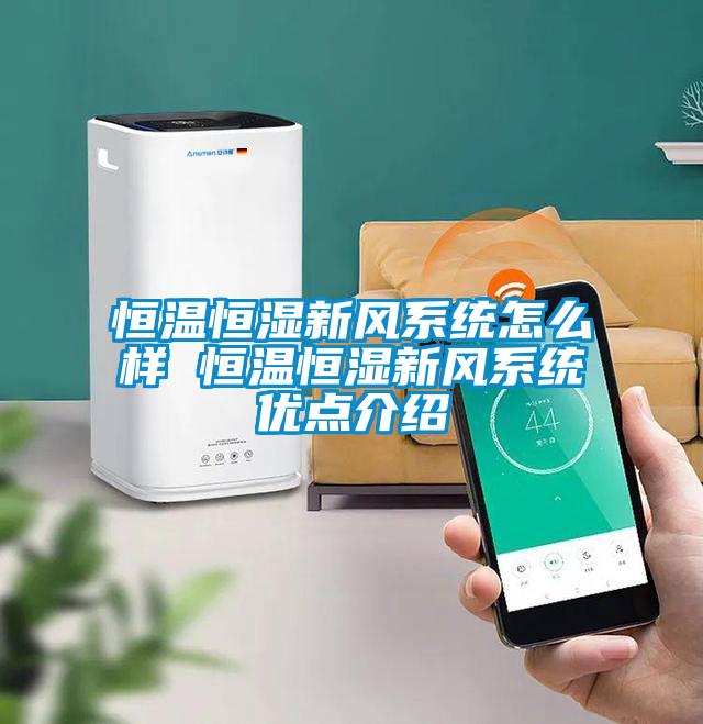 恒溫恒濕新風(fēng)系統怎么樣 恒溫恒濕新風(fēng)系統優(yōu)點(diǎn)介紹