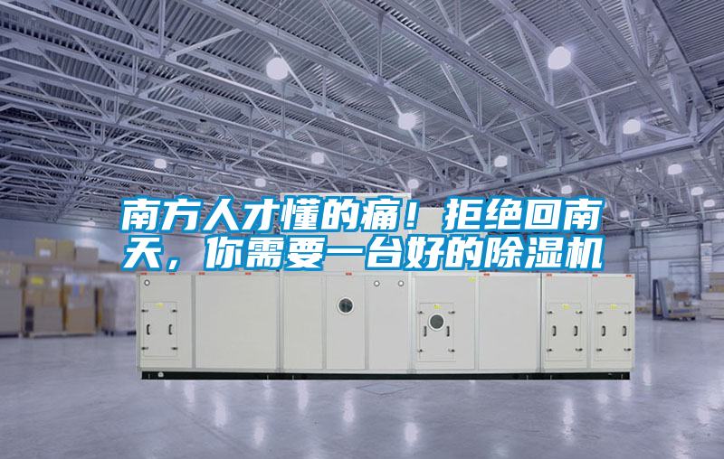 南方人才懂的痛！拒絕回南天，你需要一臺好的除濕機