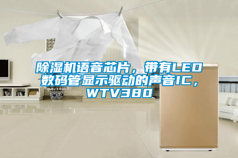 除濕機語(yǔ)音芯片，帶有LED數碼管顯示驅動(dòng)的聲音IC，WTV380
