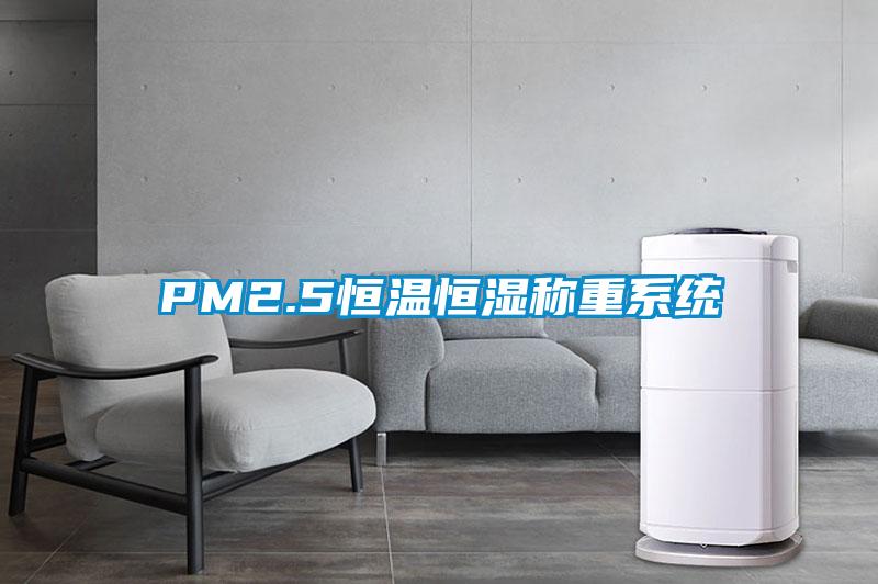 PM2.5恒溫恒濕稱(chēng)重系統