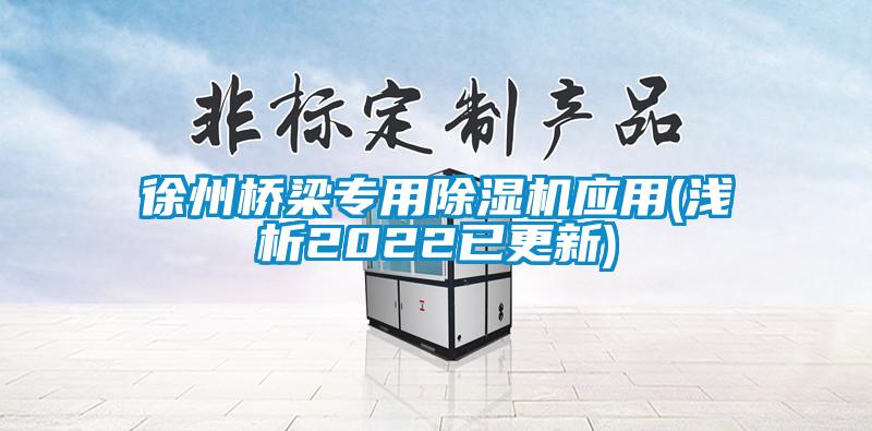 徐州橋梁專(zhuān)用除濕機應用(淺析2022已更新)