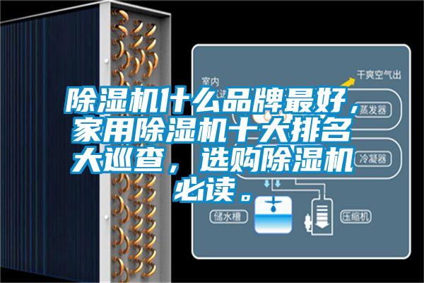 除濕機什么品牌最好，家用除濕機十大排名大巡查，選購除濕機必讀。