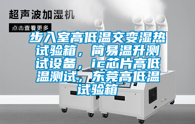 步入室高低溫交變濕熱試驗箱，簡(jiǎn)易溫升測試設備，ic芯片高低溫測試，東莞高低溫試驗箱
