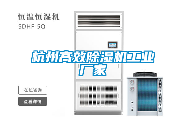 杭州高效除濕機工業(yè)廠(chǎng)家
