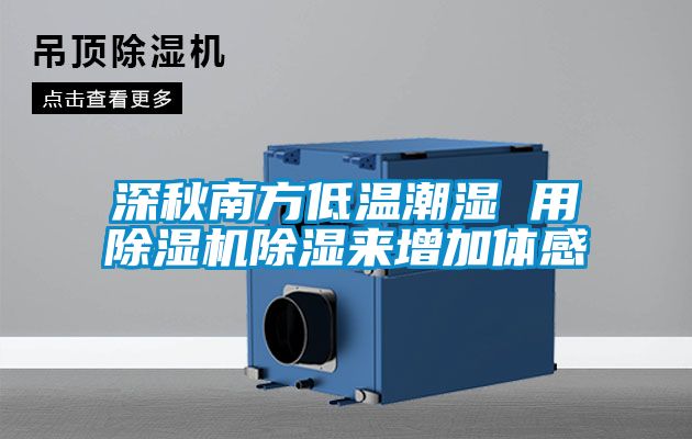 深秋南方低溫潮濕 用除濕機除濕來(lái)增加體感