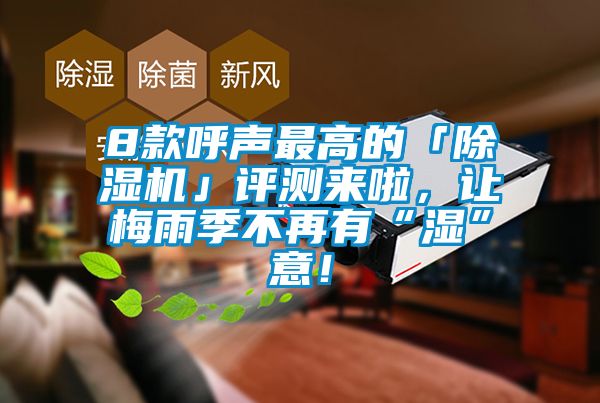 8款呼聲最高的「除濕機」評測來(lái)啦，讓梅雨季不再有“濕”意！
