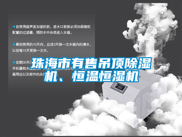 珠海市有售吊頂除濕機、恒溫恒濕機