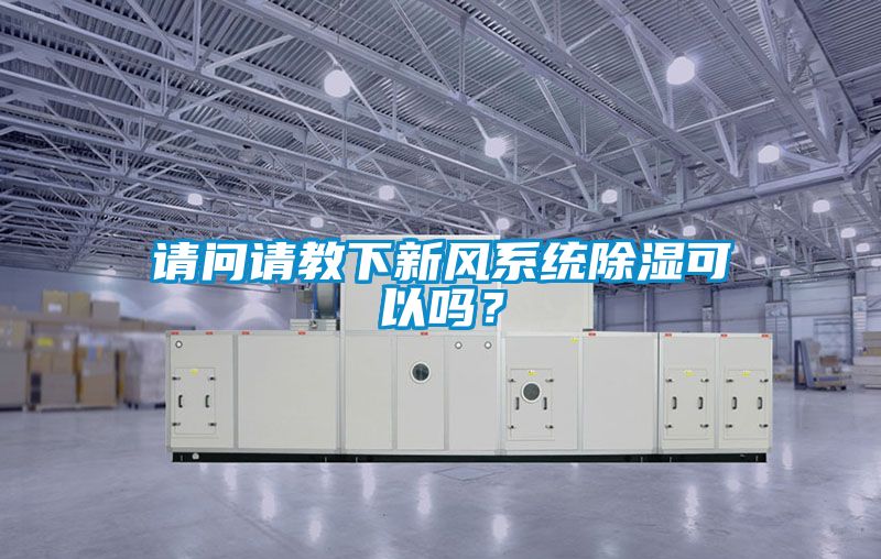 請問(wèn)請教下新風(fēng)系統除濕可以嗎？