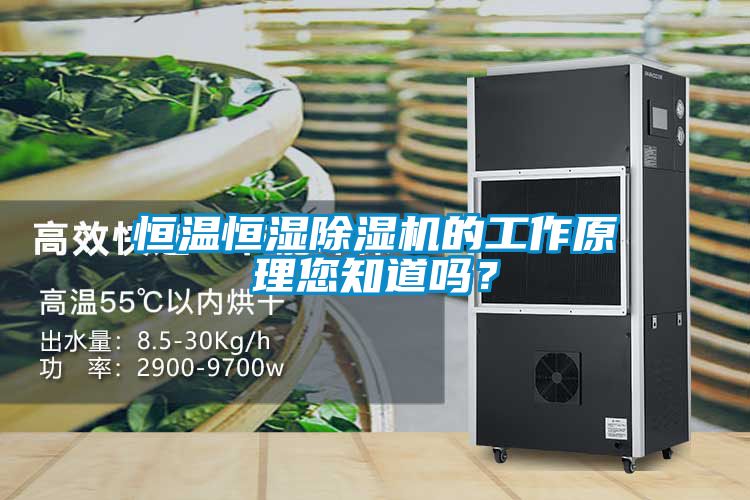 恒溫恒濕除濕機的工作原理您知道嗎？