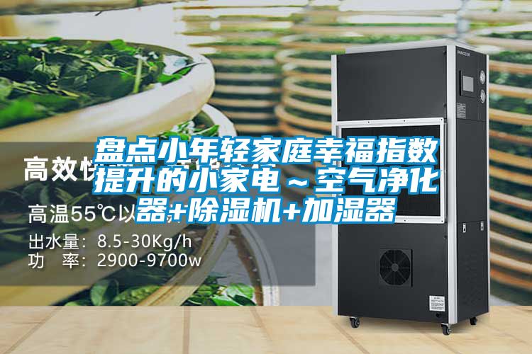 盤(pán)點(diǎn)小年輕家庭幸福指數提升的小家電～空氣凈化器+除濕機+加濕器