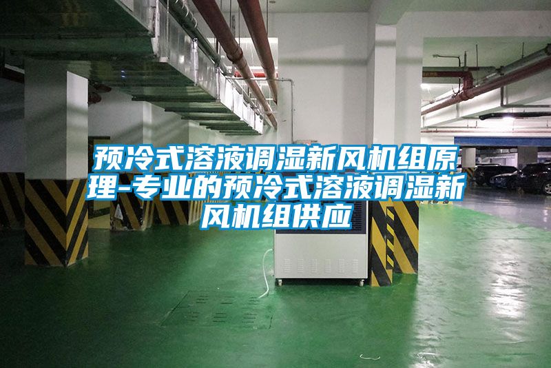 預冷式溶液調濕新風(fēng)機組原理-專(zhuān)業(yè)的預冷式溶液調濕新風(fēng)機組供應
