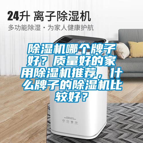 除濕機哪個(gè)牌子好？質(zhì)量好的家用除濕機推薦，什么牌子的除濕機比較好？